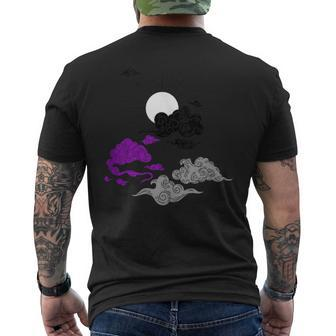 Demisexual Pride Japanese Sun Lgbtq Clouds Lgbt Demi Sky Men's T-shirt Back Print - Monsterry DE
