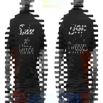 Denim And Diamonds Nice Work Mens Back Print T-shirt - Thegiftio