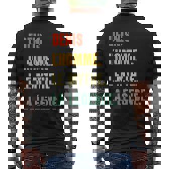 Denis L'homme Le Mythe La Légende Idée Cadeau Prénom Denis T-shirt imprimé au dos - Cadeauxyz