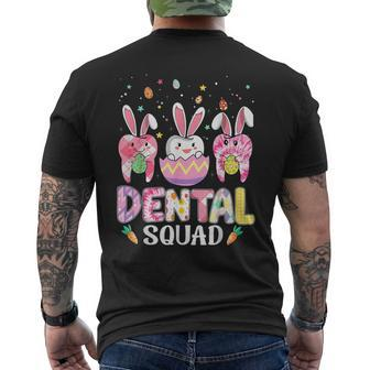 Dental Squad Dental Assistant Happy Easter Day Men's T-shirt Back Print - Seseable