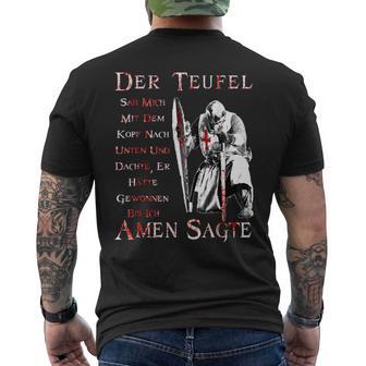 Der Teufel Hat Mich Sehen S T-Shirt mit Rückendruck - Seseable