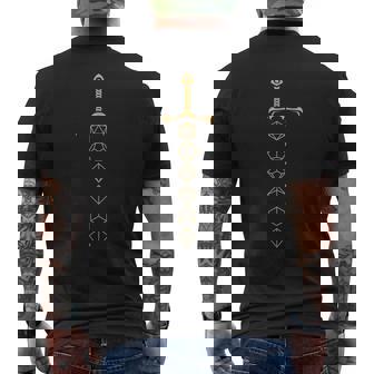 Dés Épéeintage Rétro Table Rpg Jeu De Rôle Nerd T-shirt imprimé au dos - Cadeauxyz