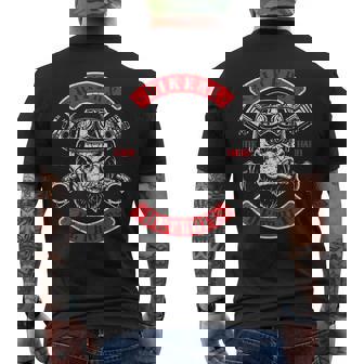 Detroit Biker Moto Chopper Gorilla T-shirt imprimé au dos - Cadeauxyz