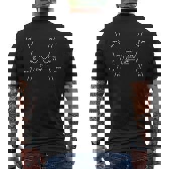 Diagrama De Feynman De Física Cuántica Y Campos Cuánticos Camiseta Hombre Estampado Espalda - Regaloses