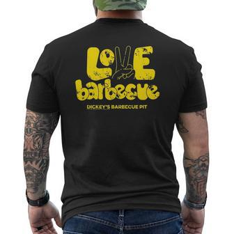 Dickey's Barbecue Pit Love Barbecue Mens Back Print T-shirt - Thegiftio UK