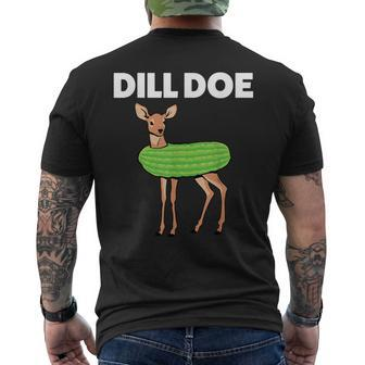 Dill Doe Nature Deer Redneck Pickle Animal Adult Humor Men's T-shirt Back Print - Seseable
