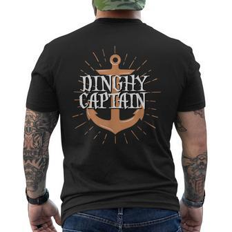 Dinghy Captain boating Sailing Crew Men's T-shirt Back Print - Monsterry