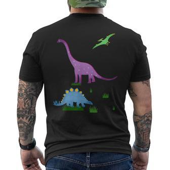 Dinosaur For Children And Adults Brachiosaurus T-Shirt mit Rückendruck - Seseable