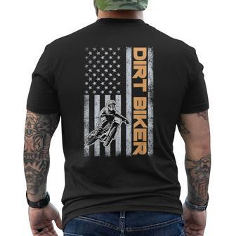 Dirt Bike Motocross Biker For Boys Youth And Women Men's T-shirt Back Print | Seseable UK
