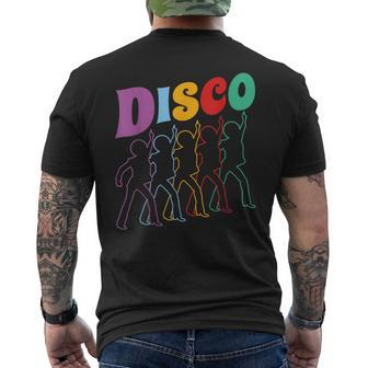 Disco 70S Disco Themed Vintage Retro Dancing 1970'S Style Men's T-shirt Back Print - Thegiftio UK