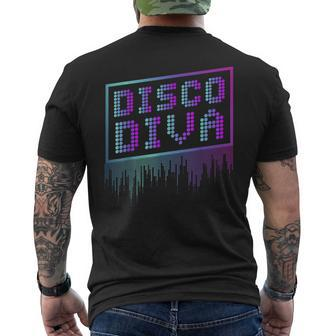 Disco Diva Retro 70S Vintage 80S Men's T-shirt Back Print - Monsterry CA