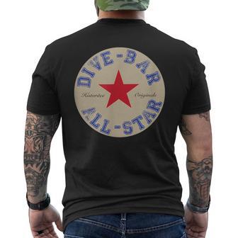 Dive Bar All Star Men's T-shirt Back Print - Monsterry