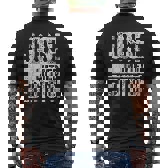 Divertida Camisa De Broma Con Nombre Personalizado José Edición Limitada Camiseta Camiseta Hombre Estampado Espalda - Regaloses