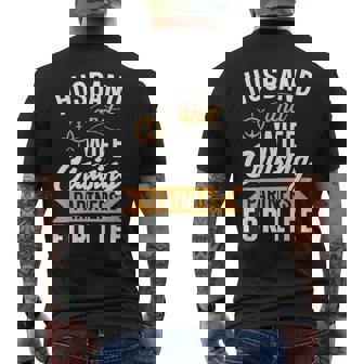 Divertida De Crucero Para Parejas Marido Esposa Compañeras De Crucero Camiseta Hombre Estampado Espalda - Regaloses