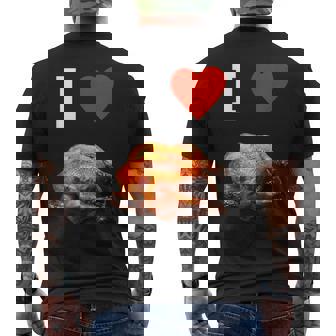 Divertida Declaración De Amor De Pollo Asado Camiseta Hombre Estampado Espalda - Regaloses