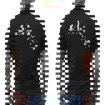 Diving Evolution Evolution Of Man Scuba Dive Ocean Men's T-shirt Back Print - Thegiftio