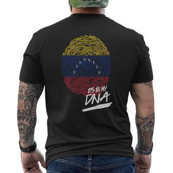 It Is In My Dna Venezuela Baby Proud Country Flag Mens Back Print T-shirt - Seseable