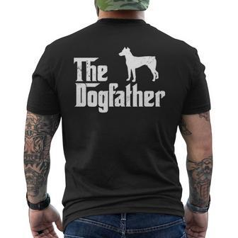 Doberman Pinscher Dog The Dogfather Dog Lover Men's T-shirt Back Print | Mazezy