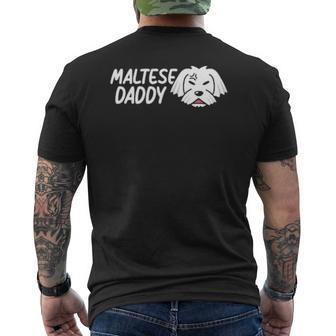 Dog Clothes For Maltese Dad Mens Back Print T-shirt | Mazezy CA