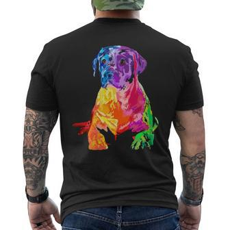 Dog Lover Labrador Retriever For Lab Dog Men's T-shirt Back Print | Mazezy
