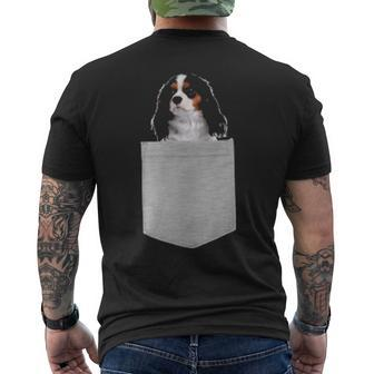 Dog In Your Pocket Cavalier King Charles Spaniels Men's T-shirt Back Print | Mazezy