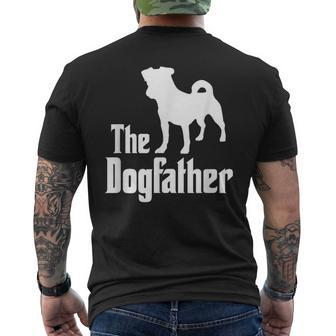 The Dogfather Dog Jack Russell Terrier Men's T-shirt Back Print - Monsterry UK