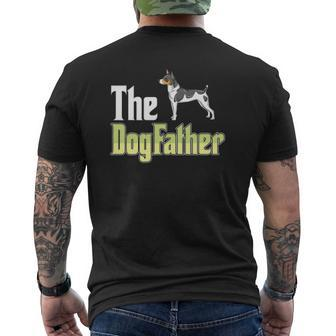 The Dogfather Rat Terrier Dog Owner Father’S Day Mens Back Print T-shirt | Mazezy UK