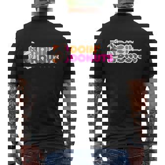 Doin Donuts Turbo Automotive Mens Back Print T-shirt - Thegiftio