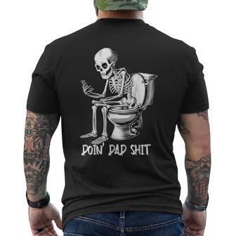 Doing Hot Dad Shits Father's Day Skeleton Men's T-shirt Back Print - Thegiftio UK