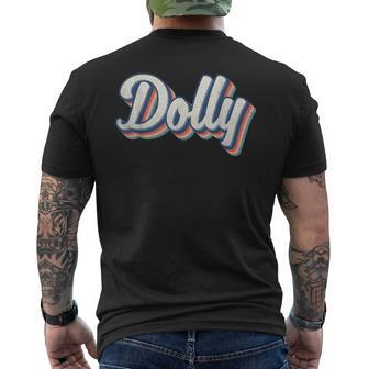 Dolly Retro Outfit Western Dolly Men's T-shirt Back Print - Seseable