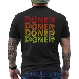 Doner Kebab Retro T-Shirt mit Rückendruck - Geschenkecke