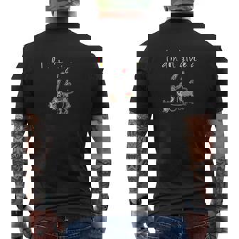 I Don't Give Rats Ass Mouse Donkey Witty Humor Mens Back Print T-shirt - Thegiftio