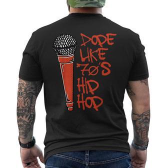 Dope Like 70'S Hip Hop Rap Music Party Love 70S Womens Men's T-shirt Back Print - Monsterry UK