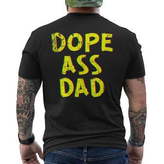 Dope Ass Dad Cool Birthday Father's Day Men's T-shirt Back Print - Monsterry DE