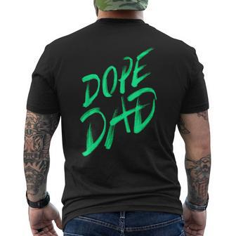 Dope Dad Fathers Day T For Dad Men's T-shirt Back Print - Monsterry