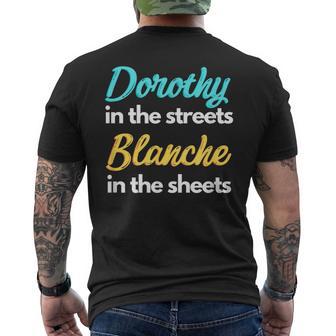 Dorothy In The Streets Blanche In The Sheets Golden Men's T-shirt Back Print - Monsterry CA