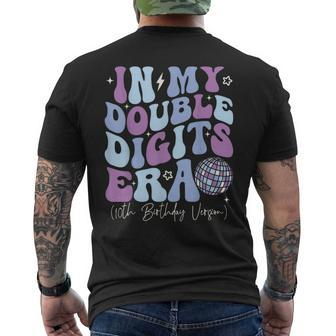 In My Double Digits Era 10Th Birthday Version 10Th Birthday Men's T-shirt Back Print | Mazezy CA