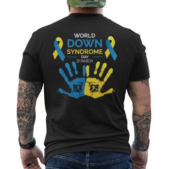 Down Syndrome Awareness Great World Down Syndrome Day 2024 Men's T-shirt Back Print - Seseable