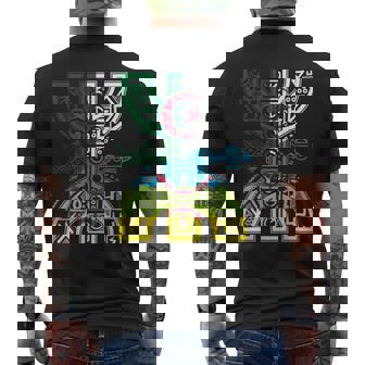 Drapeau Berbère Algérien Avec Symbole Yaz Amazigh Fière Tamazight T-shirt imprimé au dos - Cadeauxyz