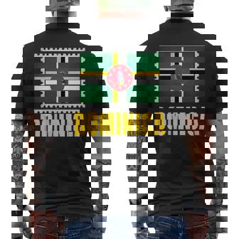 Drapeau De La Dominique Drapeau De La Dominique T-shirt imprimé au dos - Cadeauxyz