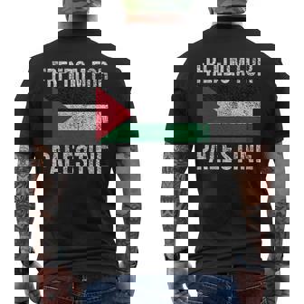 Drapeau De La Liberté Pour La Palestine Palestine Libre Gaza Palestinien T-shirt imprimé au dos - Cadeauxyz