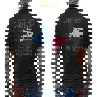 Drapeau De L'état Du Texas Longhorn T-shirt imprimé au dos - Cadeauxyz