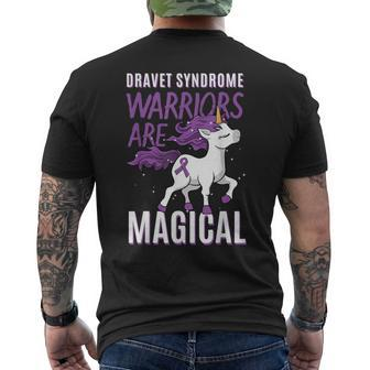 Dravet Syndrome Warrior Smei Childhood Epilepsy Unicorn Smeb Men's T-shirt Back Print - Monsterry DE