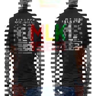 I Have A Dream Martin Luther King Jr Day Mlk 1963 Junnth Men's T-shirt Back Print - Thegiftio UK