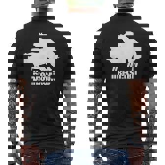 Drecksau Versaute German Language T-Shirt mit Rückendruck - Seseable