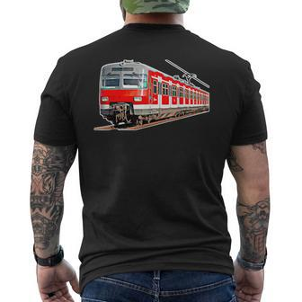 Driftzug Bahn Railenverkehr Travel Train Railway T-Shirt mit Rückendruck - Seseable