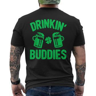 Drinking Buddies Irish Proud St Patrick's Day Womens Men's T-shirt Back Print - Thegiftio UK