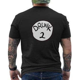 Drunk 2 Costume Mens Back Print T-shirt - Thegiftio UK