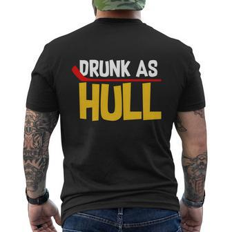 Drunk As Hull Mens Back Print T-shirt - Thegiftio UK