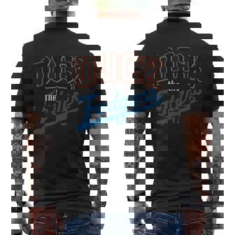 Duck The Fodgers Mens Back Print T-shirt - Thegiftio